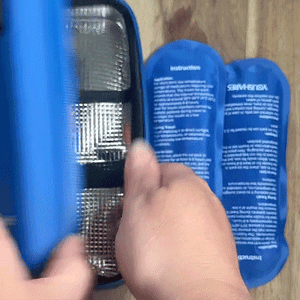 Interior del estuche enfriador para insulina
